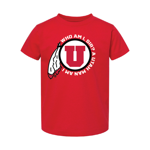 A Utah Man Am I  - Circle and Feather Toddler Shirt
