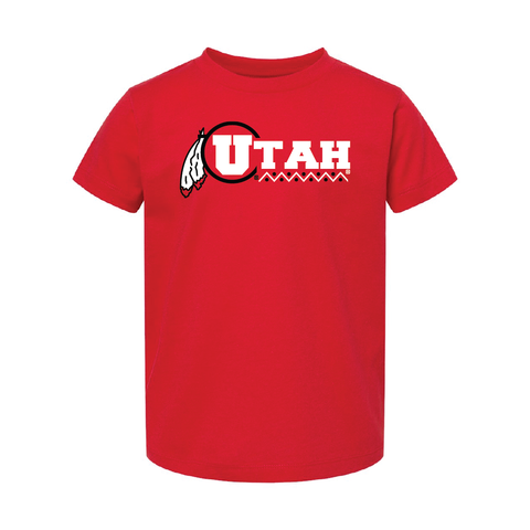 Utah Basketball Throwback Toddler Shirt