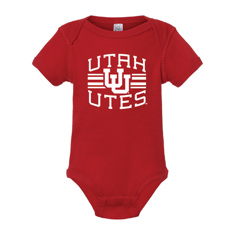Utah Utes w/Interlocking UU Onesie