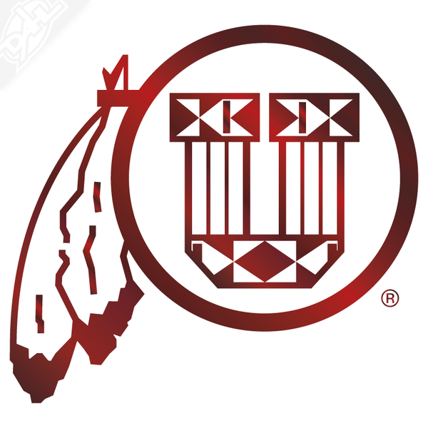 Ute Proud Circle and Feather Vinyl Decal