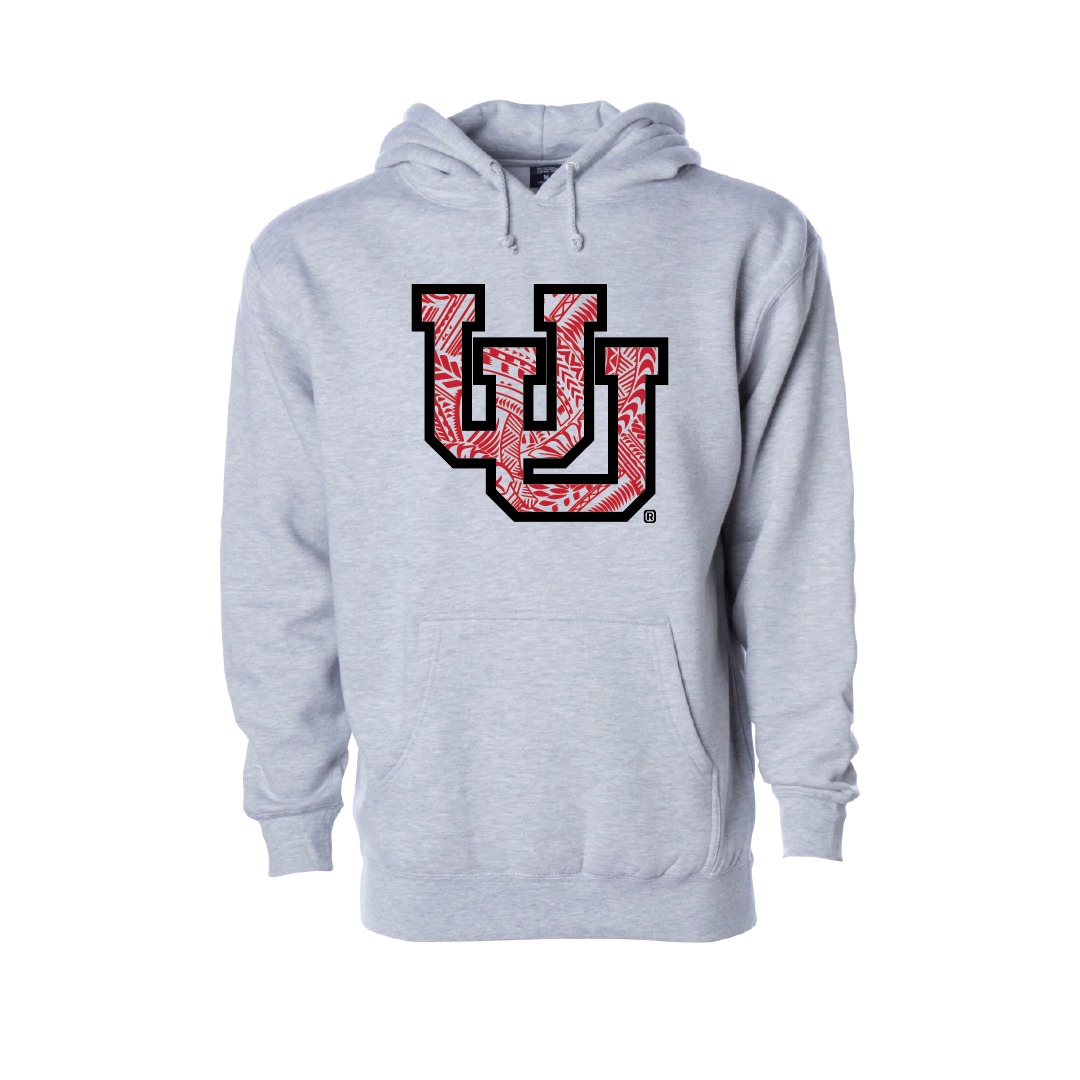 Interlocking UU - Poly Design Embroidered Hoodie