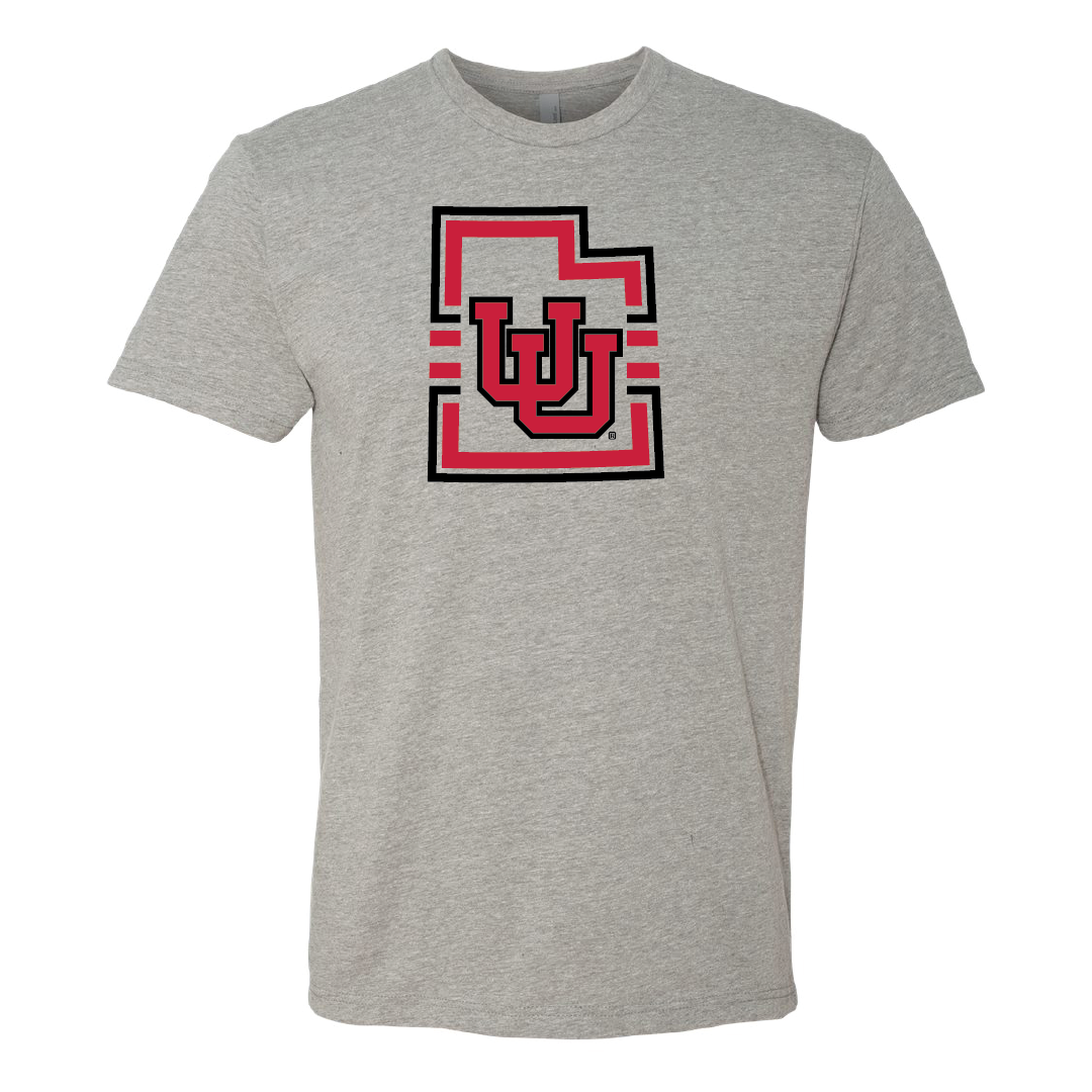 Interlocking UU - State W/Utah Stripe Youth T-shirt
