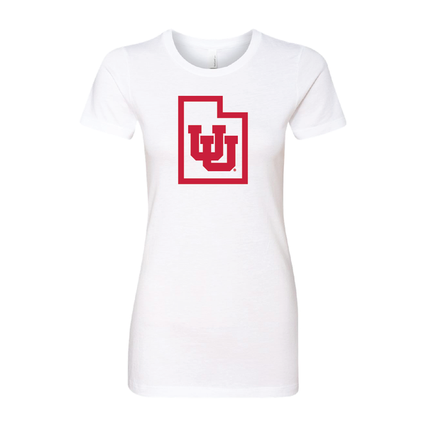 Interlocking UU - State Outline Womens T-Shirt