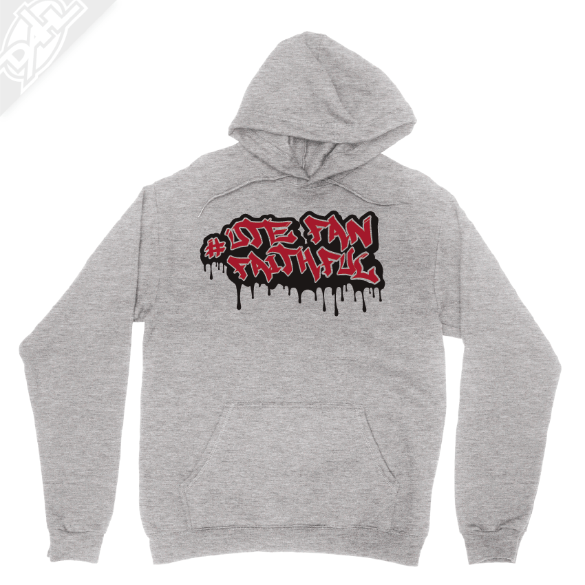 Ute Fan Faithful Graffiti - Hoodie
