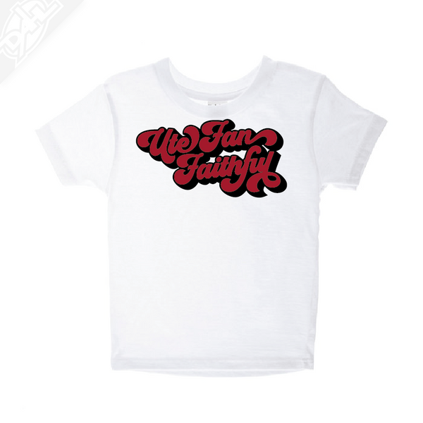 Ute Fan Faithful Retro - Infant/Toddler Shirt
