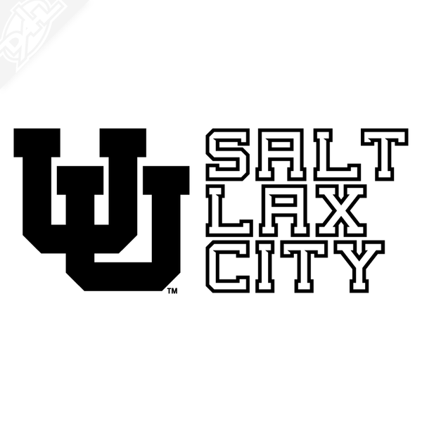 Interlocking UU - Salt Lax City  Vinyl Decal