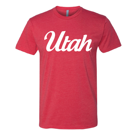 Utah Script Mens T-Shirt
