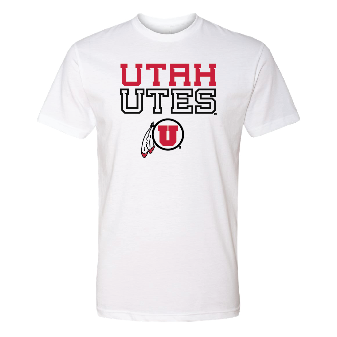 Utah Utes Primary Logo Long Sleeve T-Shirt - White