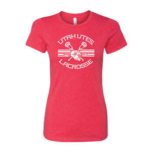 Utah Utes Lacrosse Womens T-Shirt