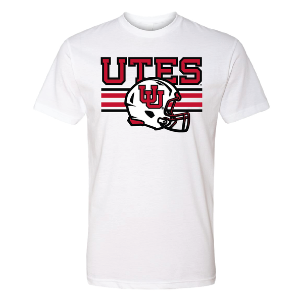 Utes W/New UU Helmet Mens T-Shirt