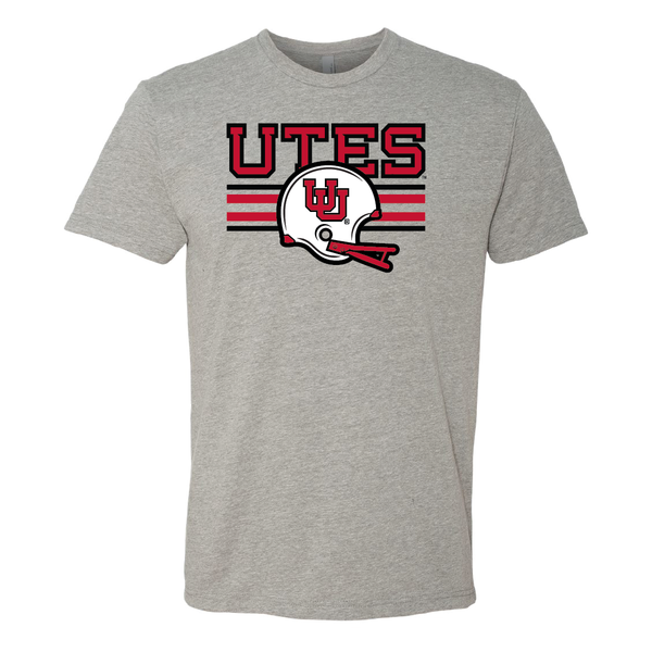 Utes W/Throwback Interlocking UU Helmet Youth T-shirt