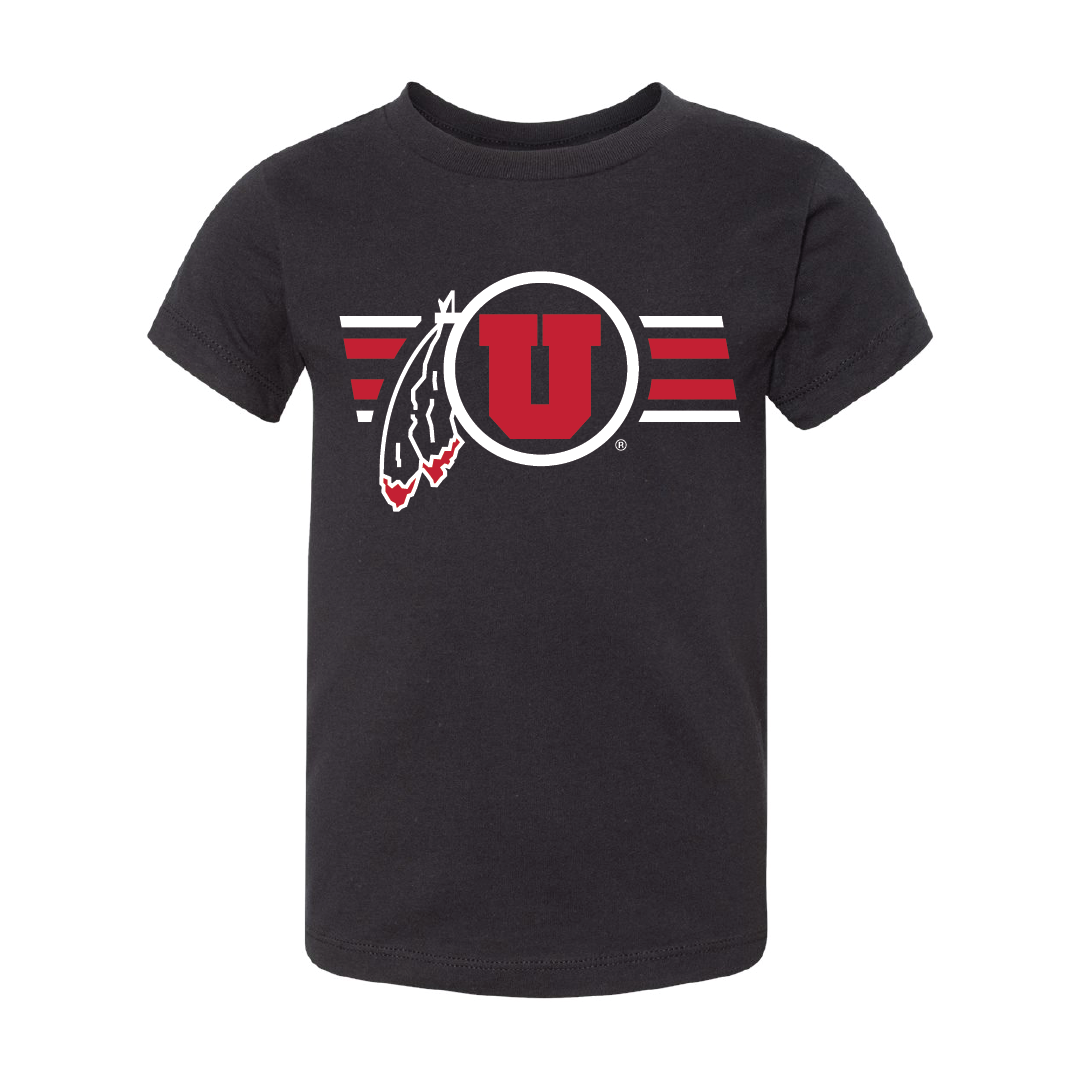 Circle and Feather W/Utah Stripe Toddler Shirt