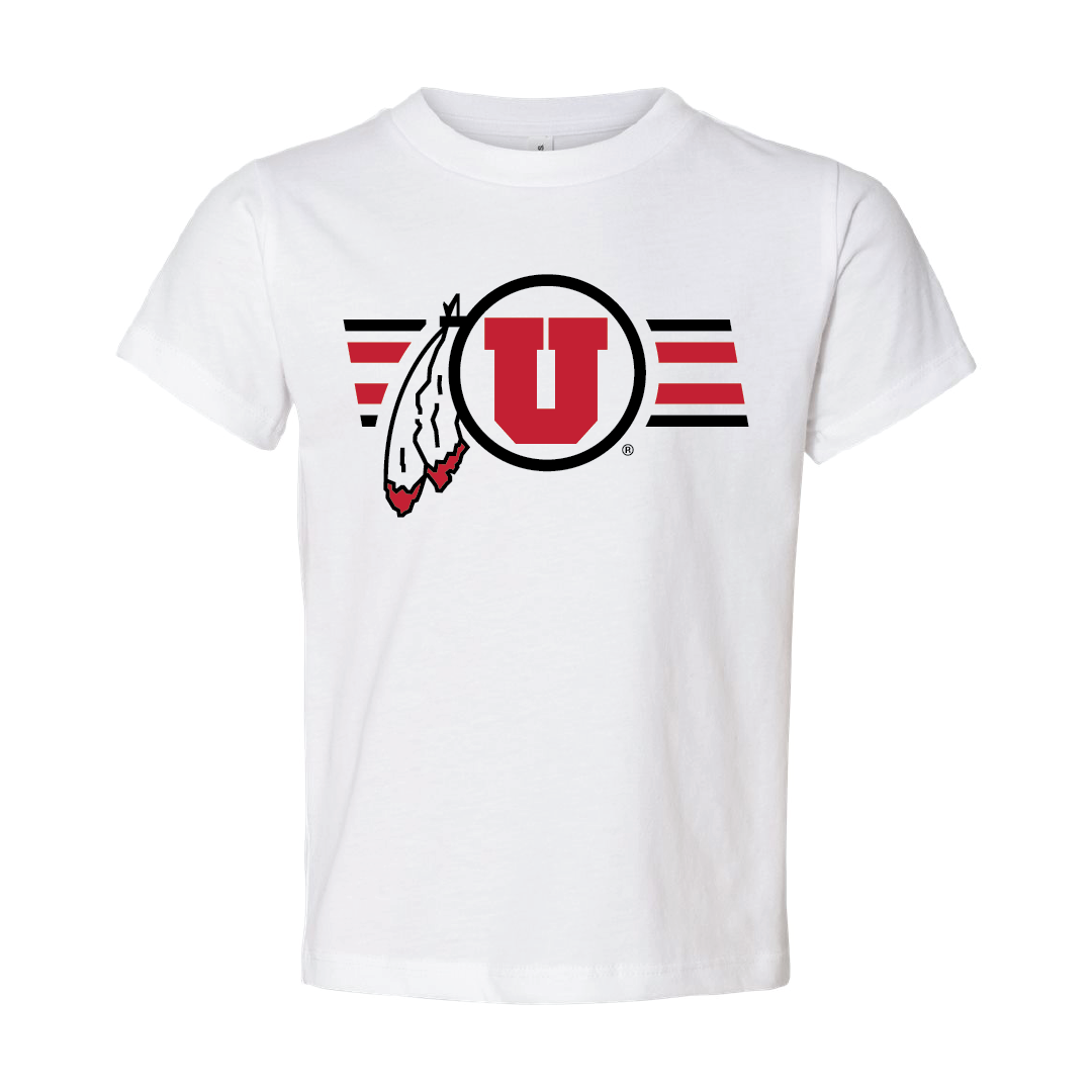 Circle and Feather W/Utah Stripe Toddler Shirt