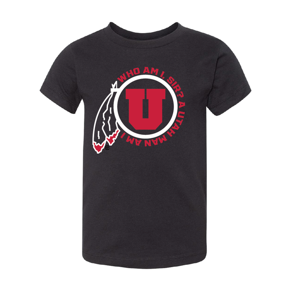 A Utah Man Am I  - Circle and Feather Toddler Shirt