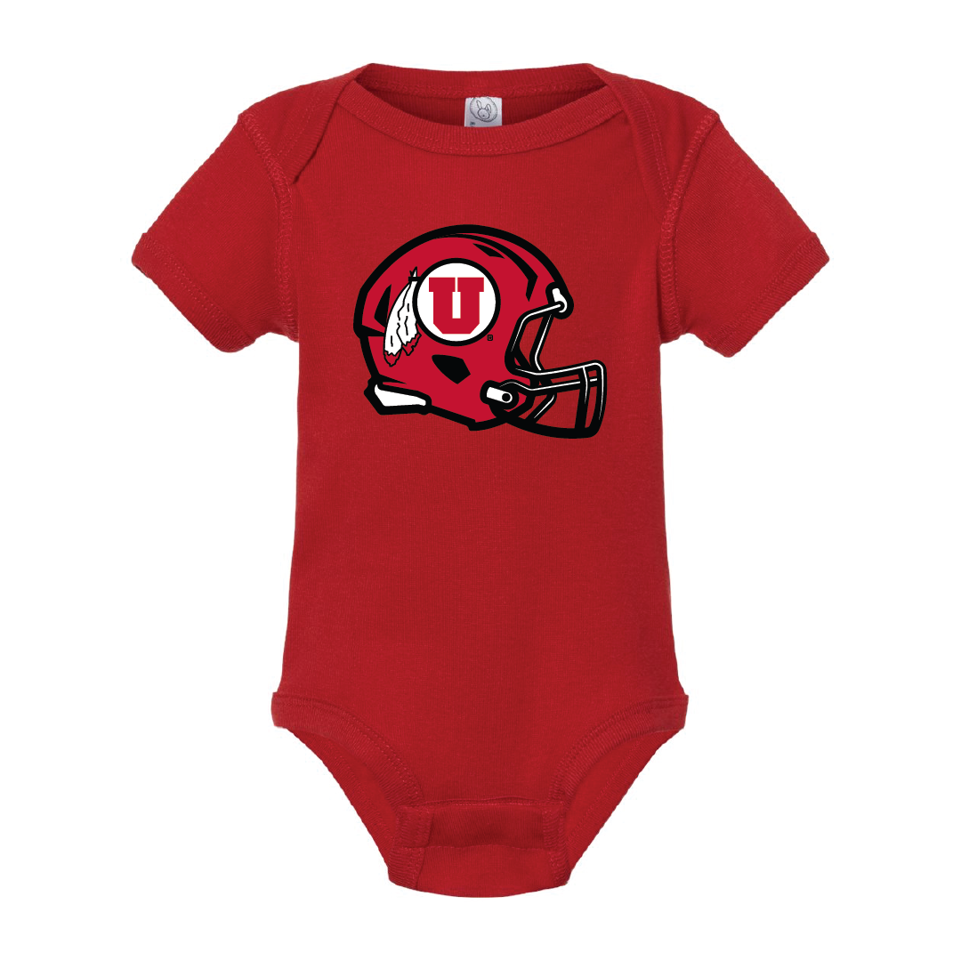 Circle and Feather Helmet Onesie