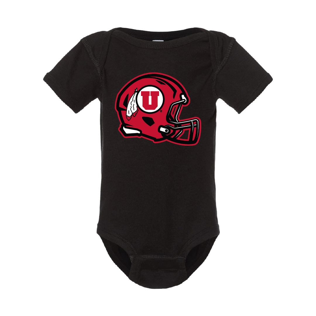 Circle and Feather Helmet Onesie