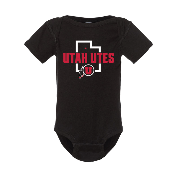 Utah Utes State - Circle and Feather Onesie