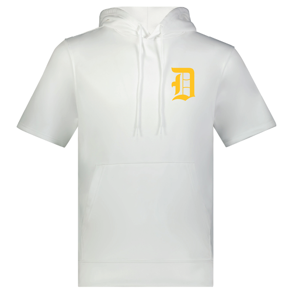 Davis Darts D Single Color Wicking Fleece Short Sleeve Hoodie