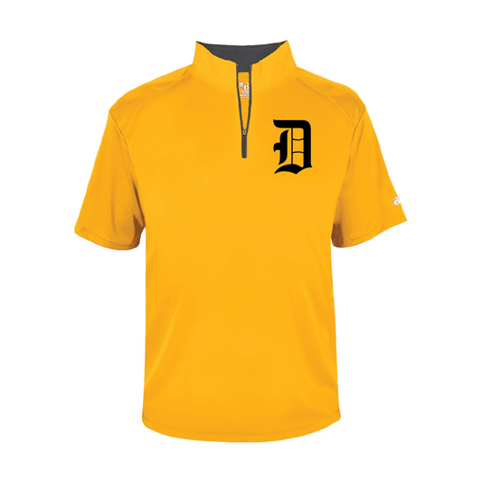 Davis Dart D Single Color Short Sleeve Quarter-Zip Pullover (Copy)