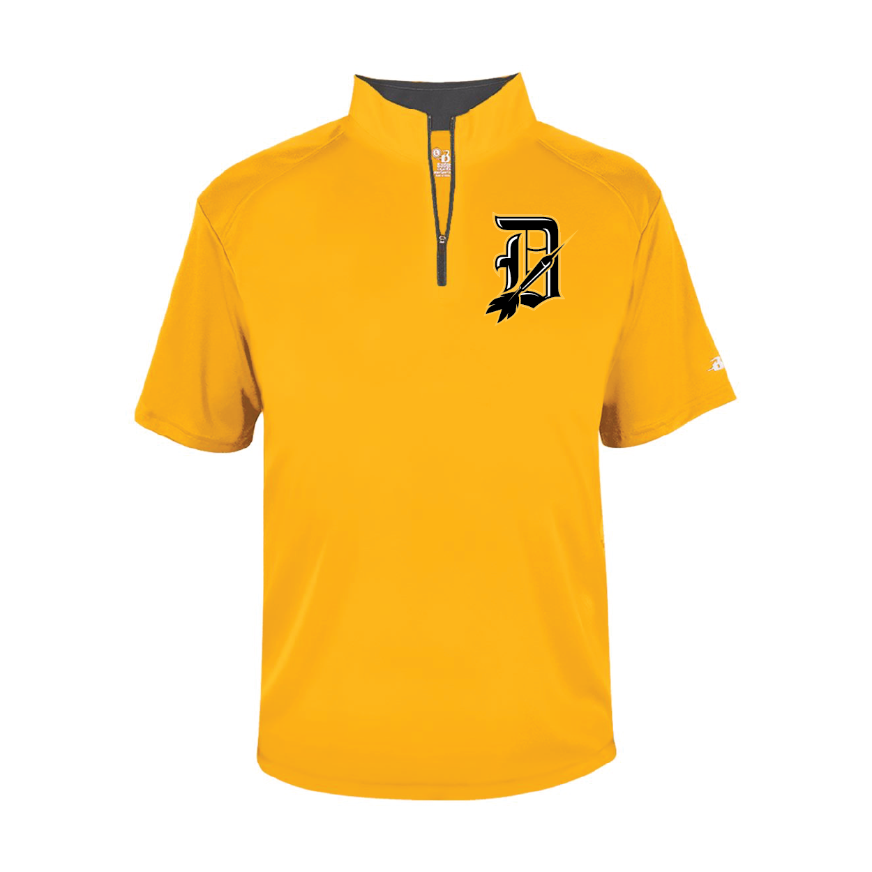 Davis Dart D w/Dart Short Sleeve Quarter-Zip Pullover