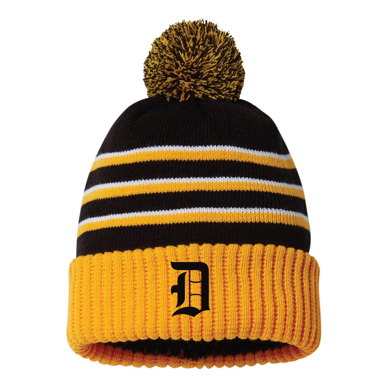 Davis Pom Cuffed Beanie