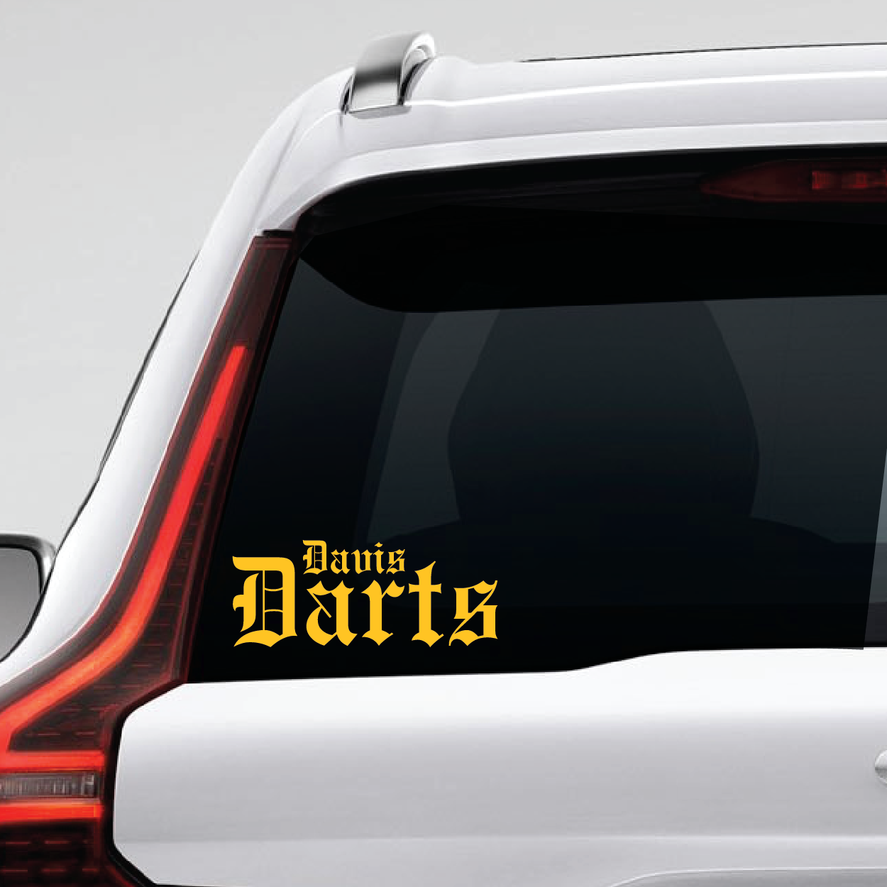 Davis Darts  Decal