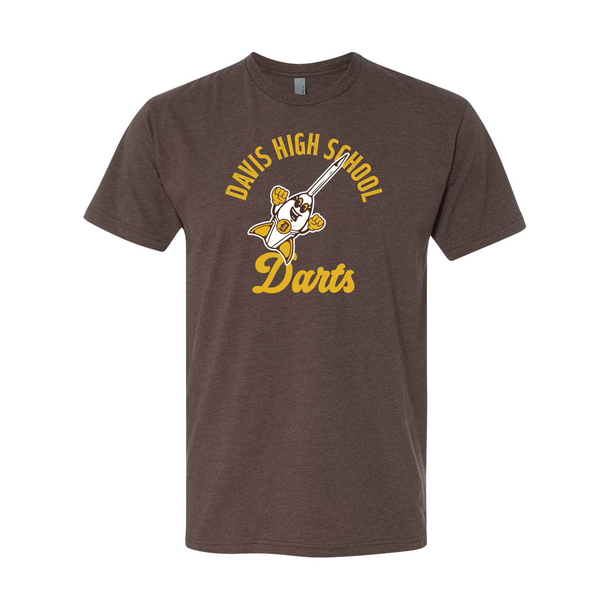 Davis High School Darts Retro CVC Shirt