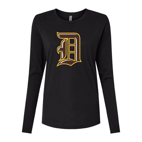 Davis Darts D Logo Cotton Long Sleeve T-Shirt