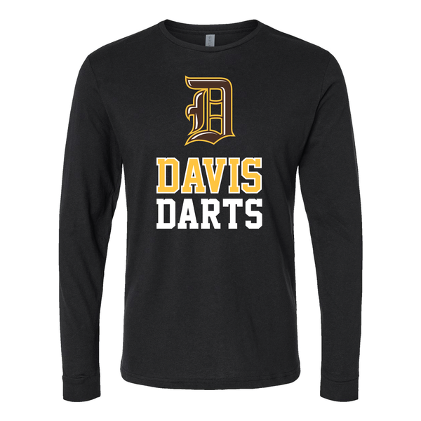 Davis Darts Stacked Cotton Long Sleeve T-Shirt