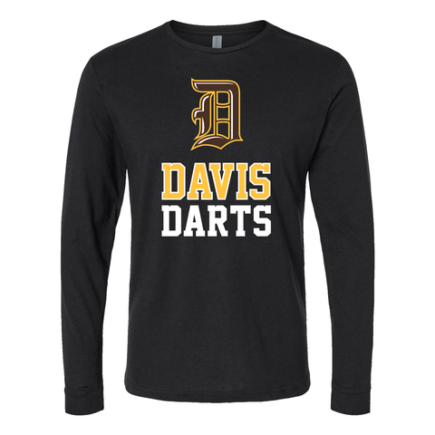 Davis Darts Stacked Cotton Long Sleeve T-Shirt