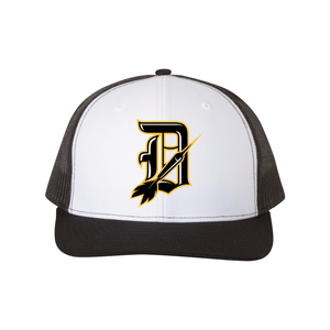 Davis Darts Retro White/Black Trucker Hat