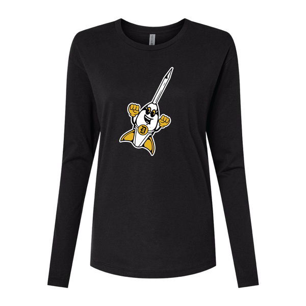 Davis Darts Retro Mascot Cotton Long Sleeve T-Shirt