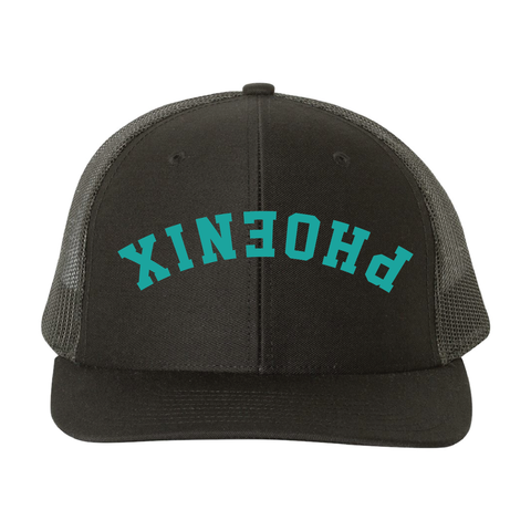 Farmington Phoenix Upside Down Black Trucker Hat