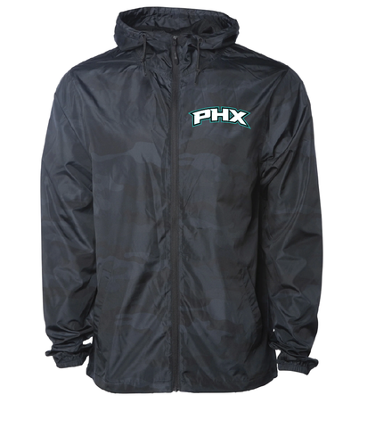 Farmington Phoenix PHX Logo Lightweight Windbreaker Full-Zip Jacket