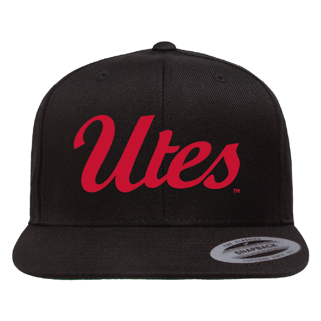 Utes Script Flatbrim Snapback