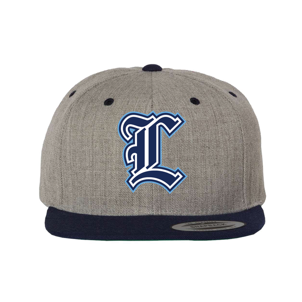 Layton Lancers L Logo Flat Bill Flex Fit