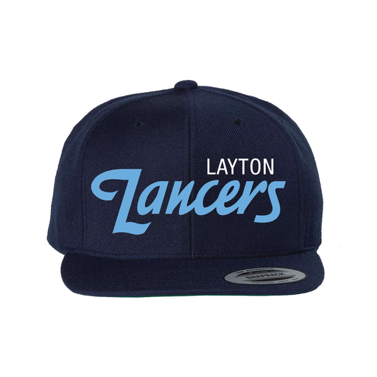 Layton Lancers Script Flat Bill Snapback