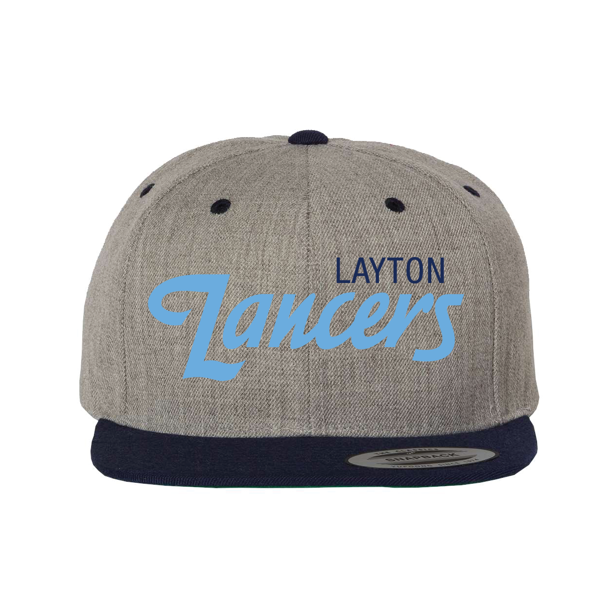 Layton Lancers Script Flat Bill Snapback