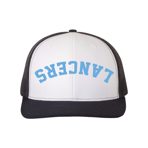 Layton Lancers Upside White/Blue Trucker Hat