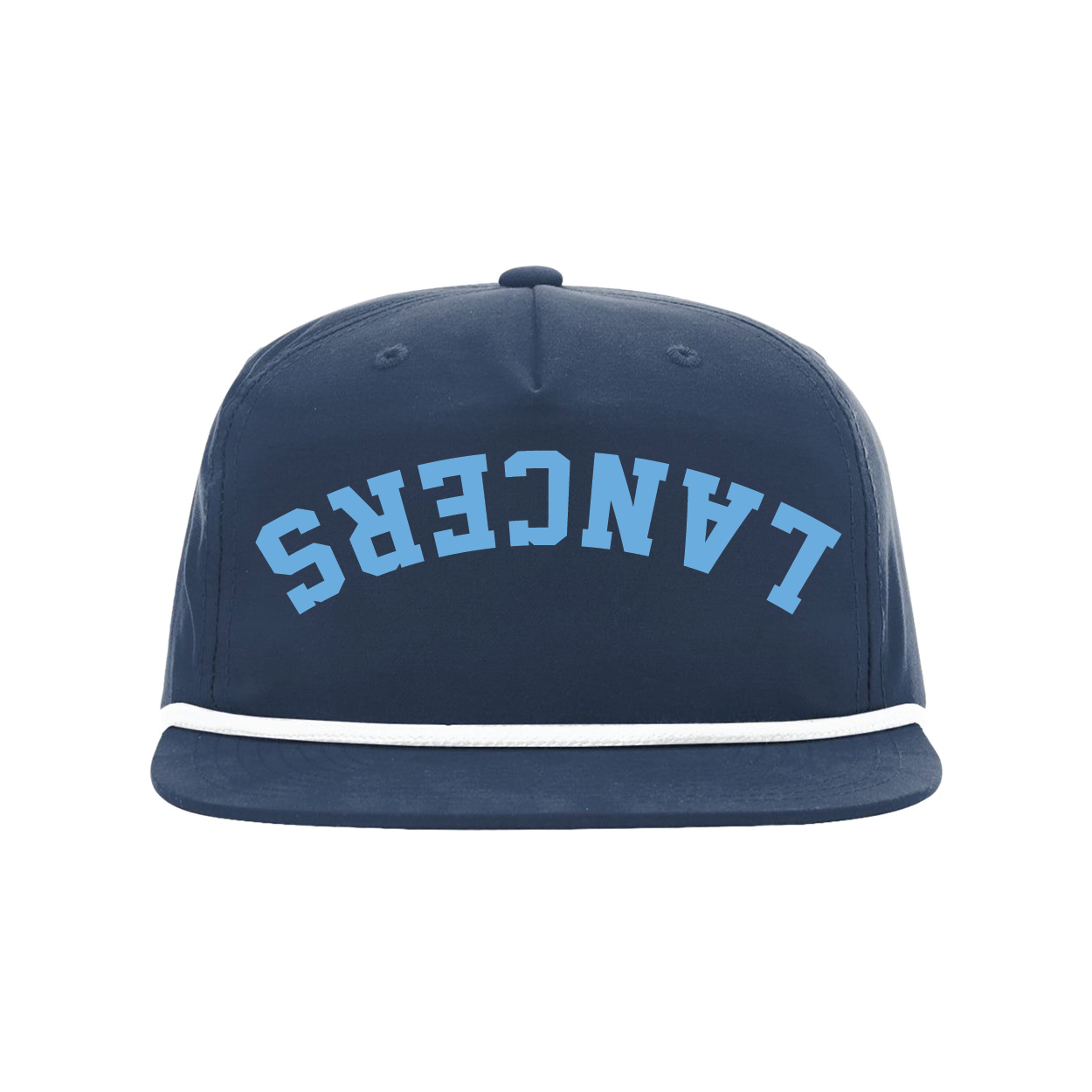 Layton Lancers Upside down  Blue Rope Snapback Hat