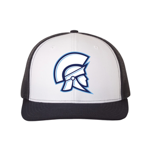 Layton Lancers LL White/Blue Trucker Hat