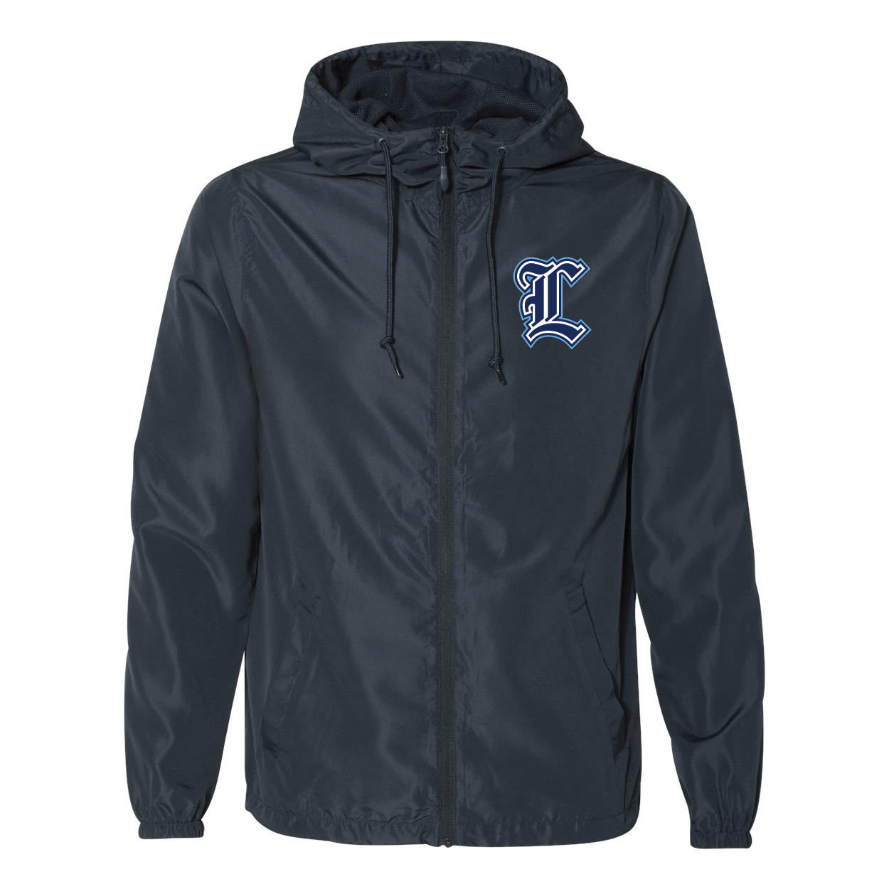 Layton Lancers L Logo Lightweight Windbreaker Full-Zip Jacket