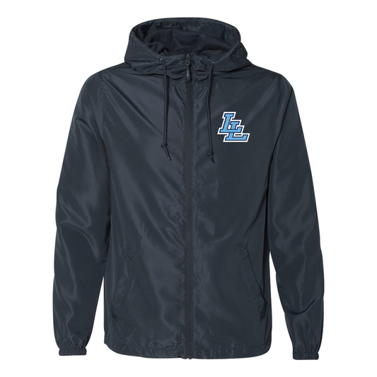 Layton Lancers LL Logo Lightweight Windbreaker Full-Zip Jacket