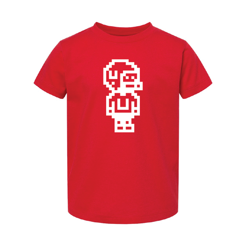 Pixel Football Player Toddler Shirt