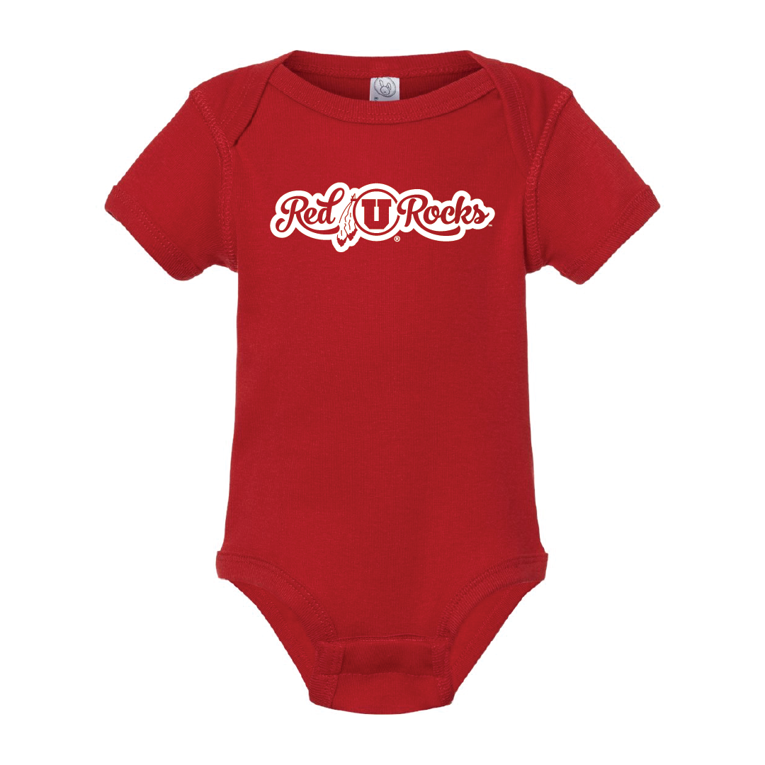 Red Rock Script Onesie