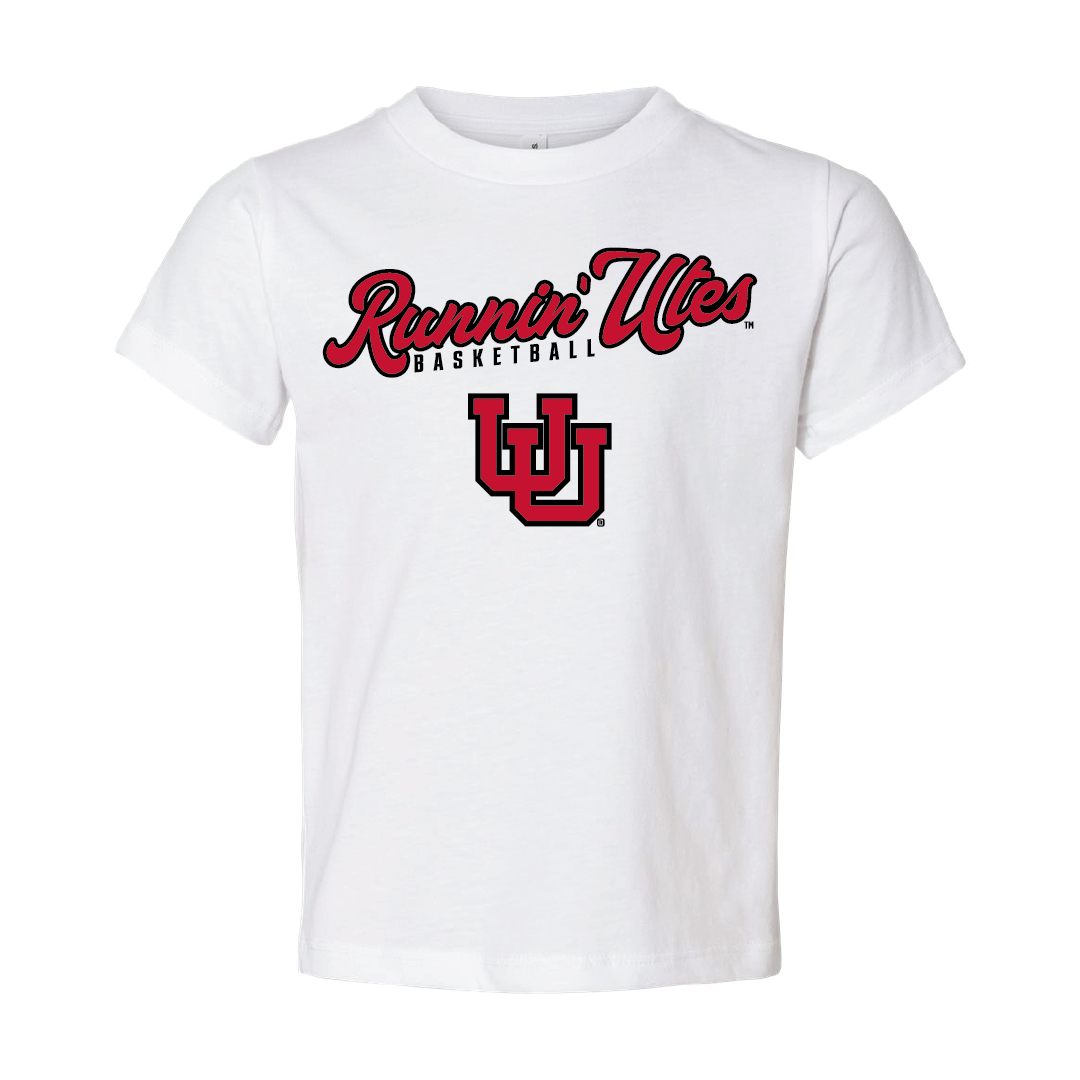 Running Utes Basketball Toddler Shirt