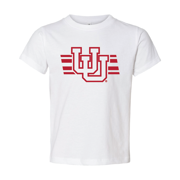 Interlocking UU w/Utah Stripe - Single Color Toddler Shirt