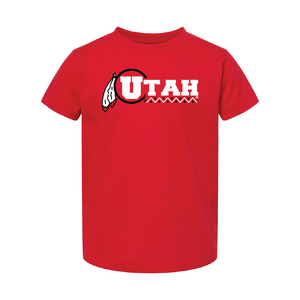 Utah Basketball Throwback Toddler Shirt