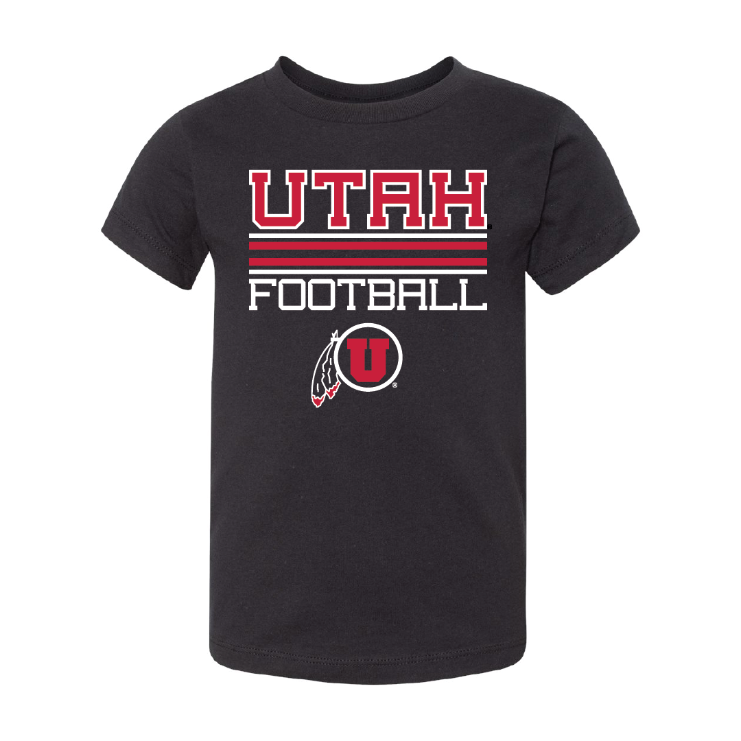 Utah Football w/Circle and Feather Toddler Shirt