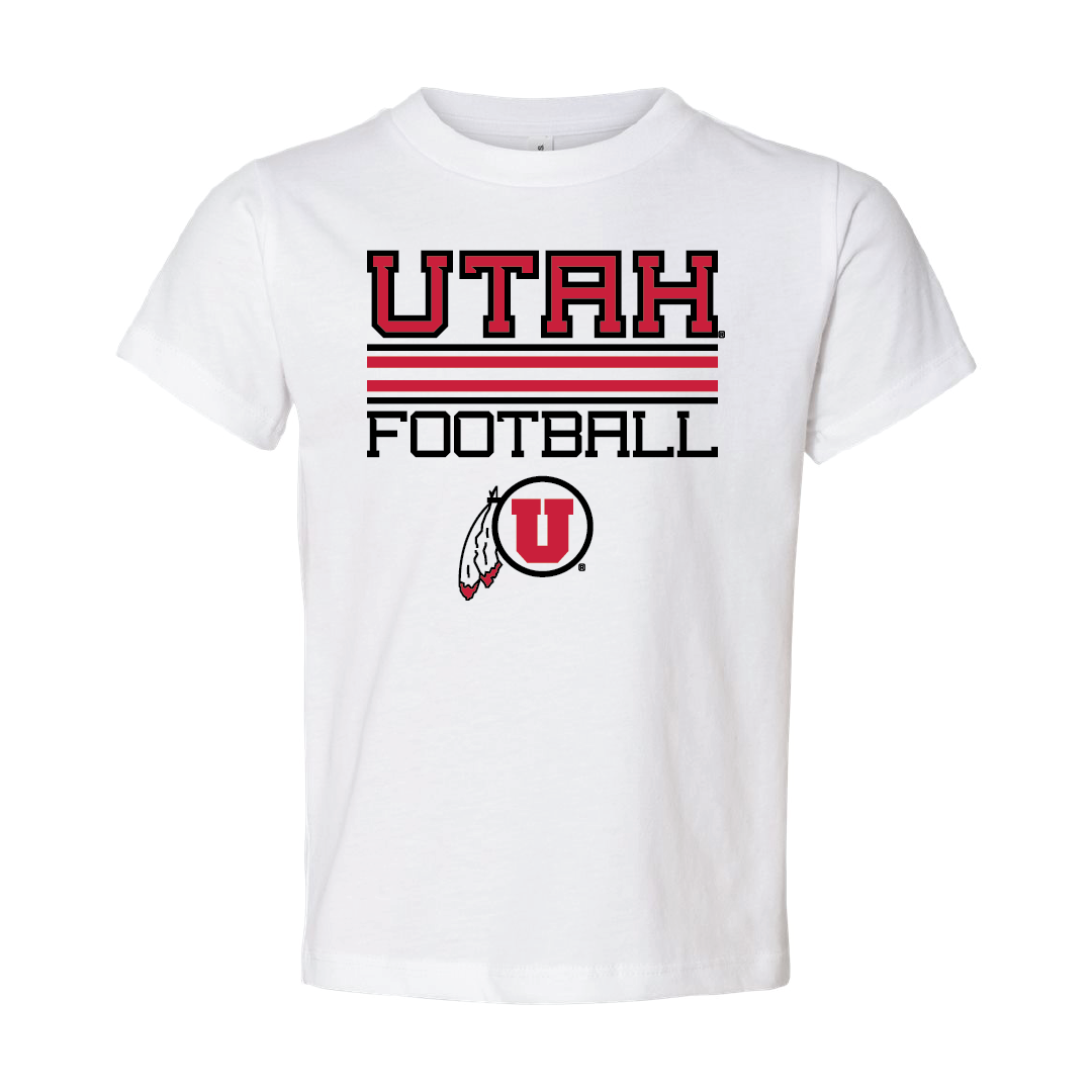 Utah Football w/Circle and Feather Toddler Shirt